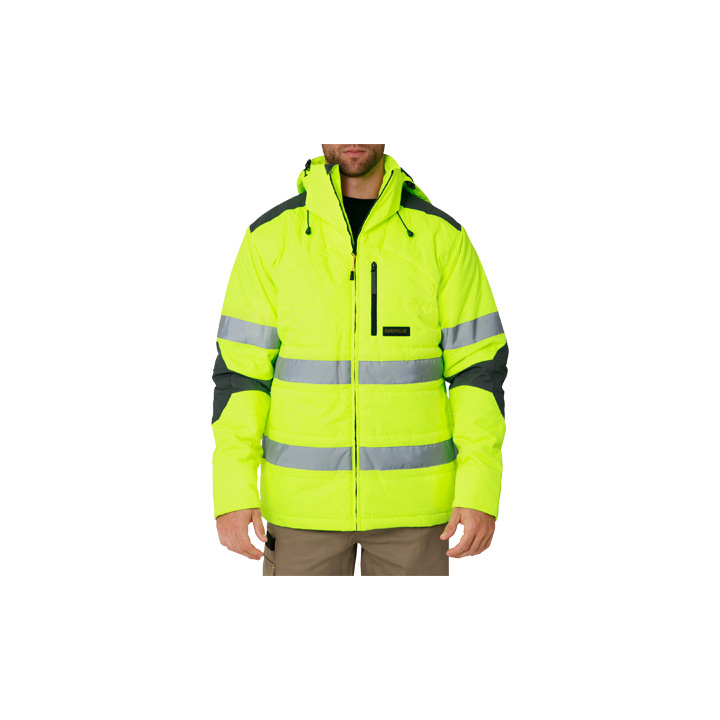 Caterpillar Hi Vis Boreas Taped - Mens Jackets - Yellow - NZ (495BKGQVZ)